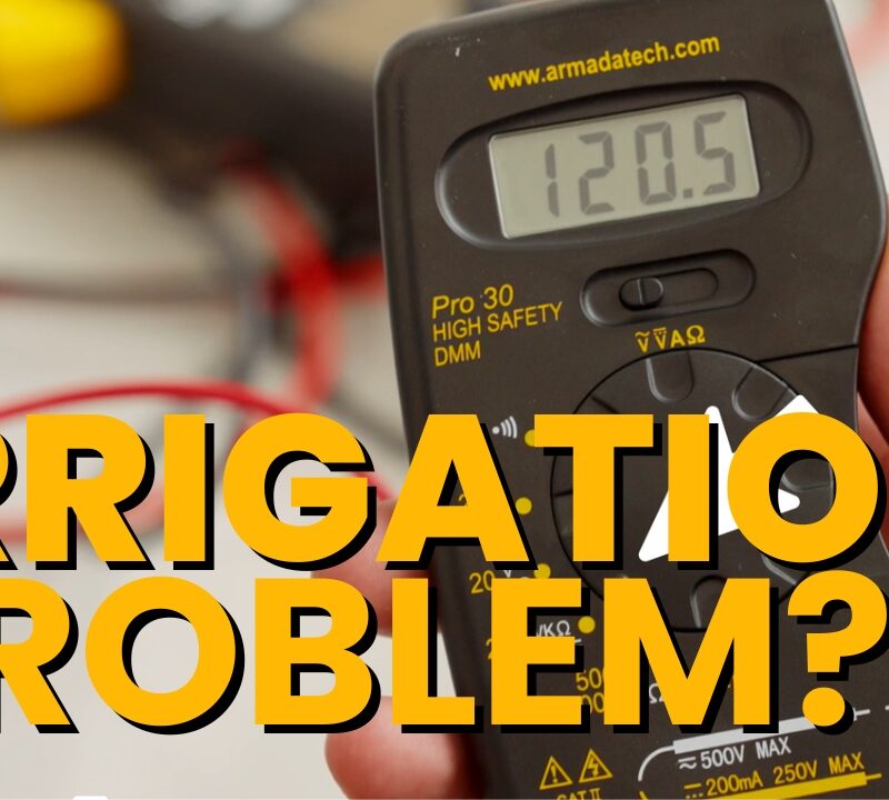 Multimeter, Voltmeter, Irrigation Troubleshooting