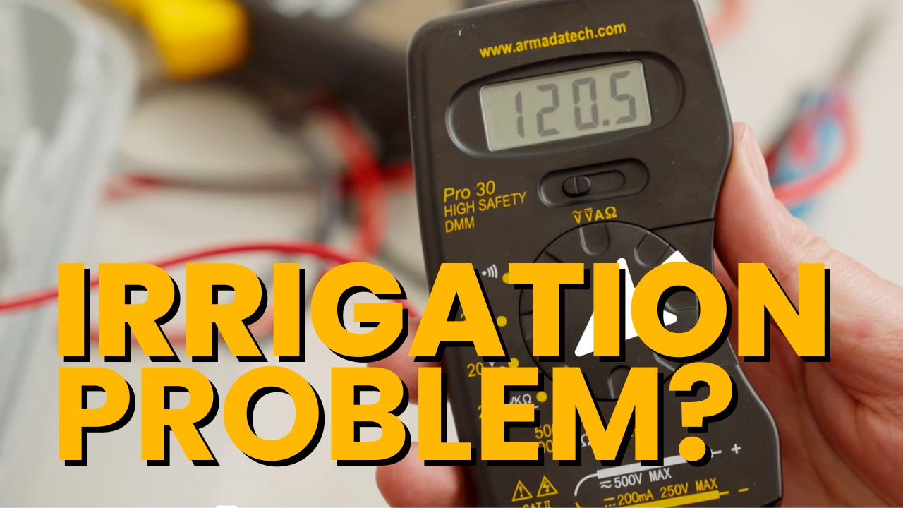 Multimeter, Voltmeter, Irrigation Troubleshooting